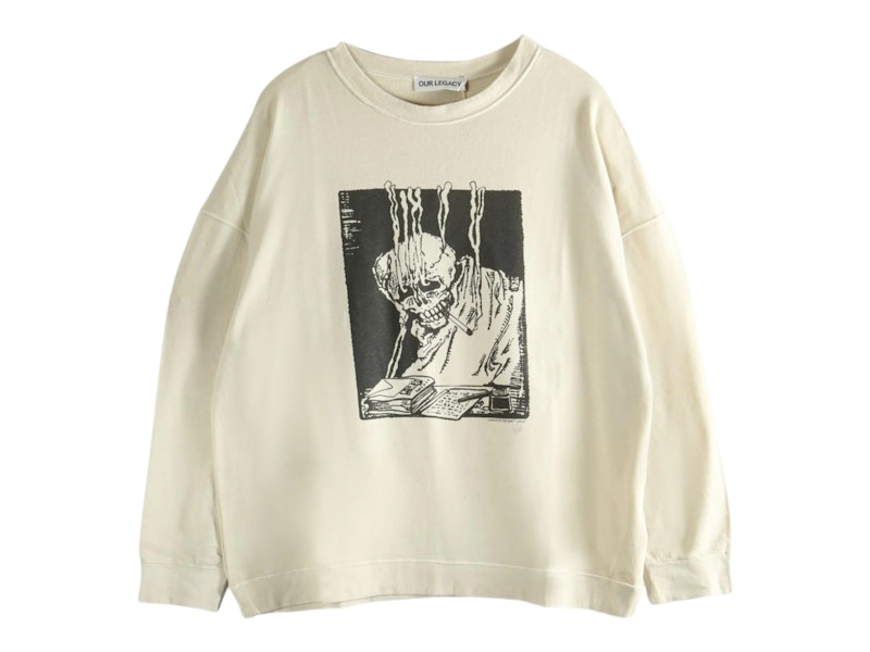 Our Legacy Slack Sweatshirt Angry Fan Mail Print