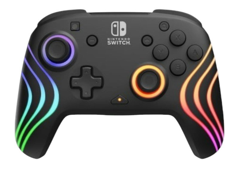 PDP Afterglow Wave Wireless Controller With Motion for Nintendo Switch Black