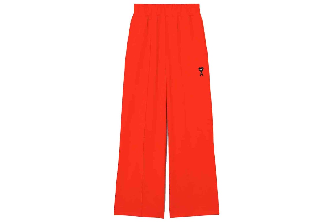 Pre-owned Puma X Ami W Wide Pants Orange