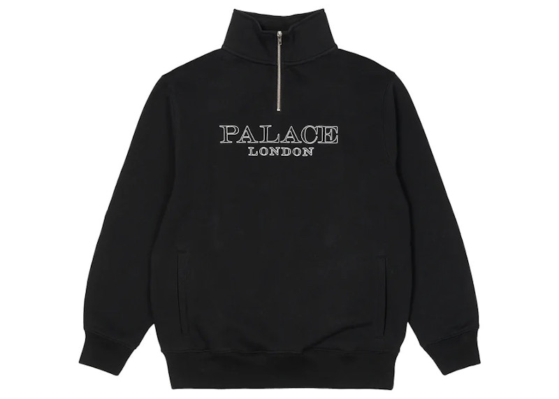 Palace 1/4 Zip Funnel (FW22) Black Men's - FW22 - US