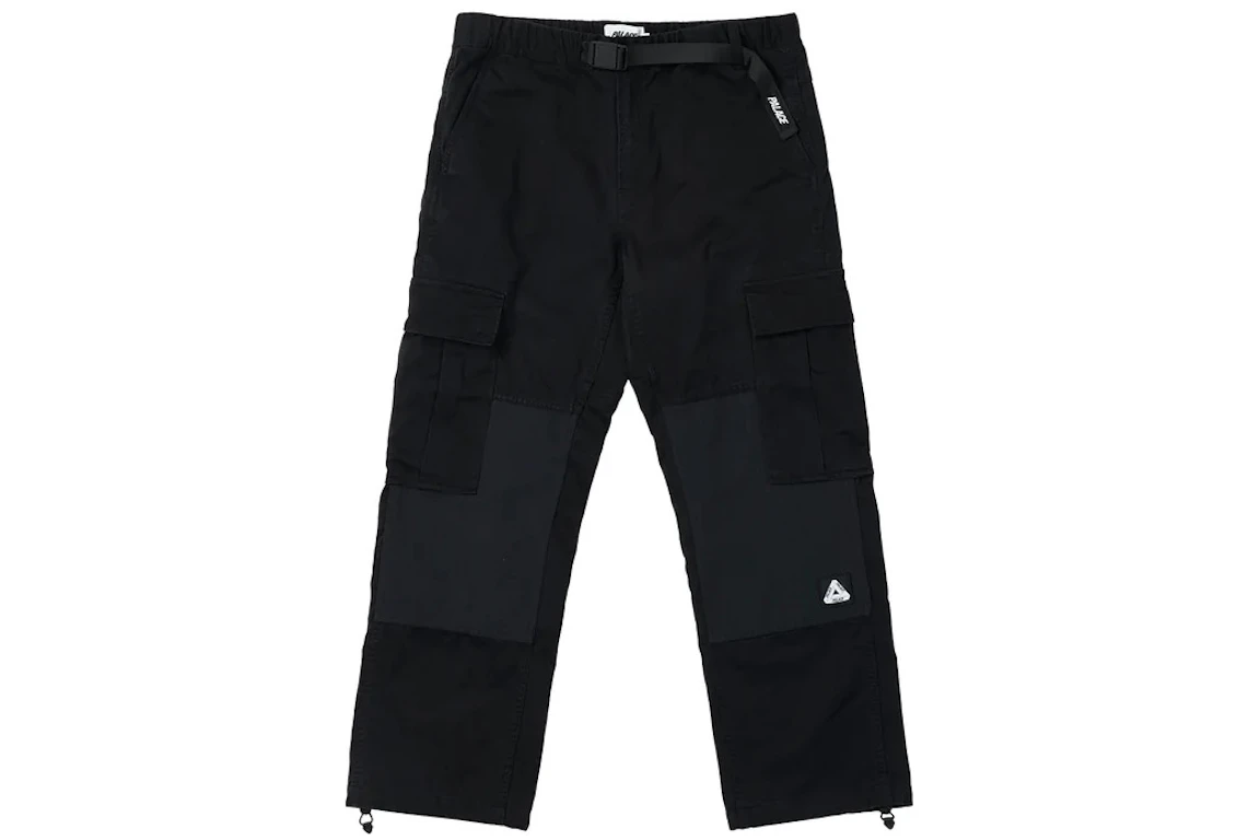 Palace 2 Tone Belter Trousers Black