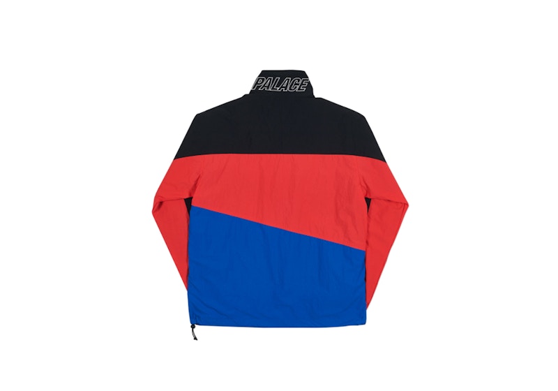 Palace 3-Track Shell Top Black/Hibiscus/Blue Men's - Spring 2018 - US