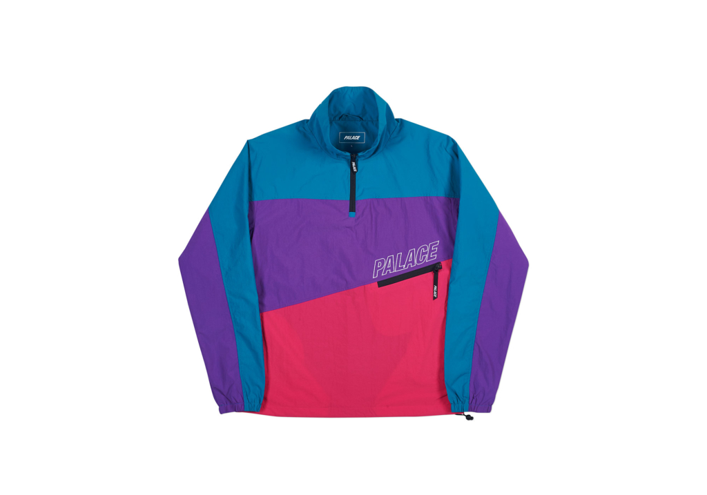 Palace 3-Track Shell Top Green/Purple/Pink Men's - Spring 2018 - US