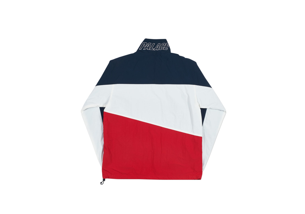 Palace 3-Track Shell Top Navy/White/Red Men's - Spring 2018 - US