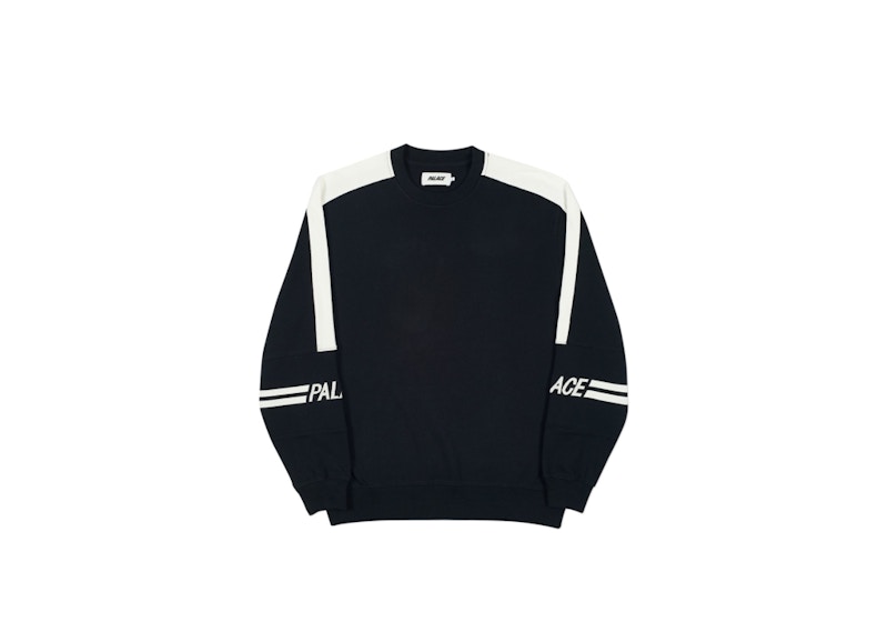 Palace Bolt Crew White/Blue Men's - FW21 - US