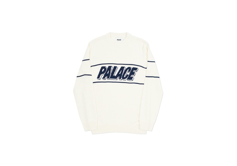 Palace 3P Knit White - Winter 2017 Men's - US