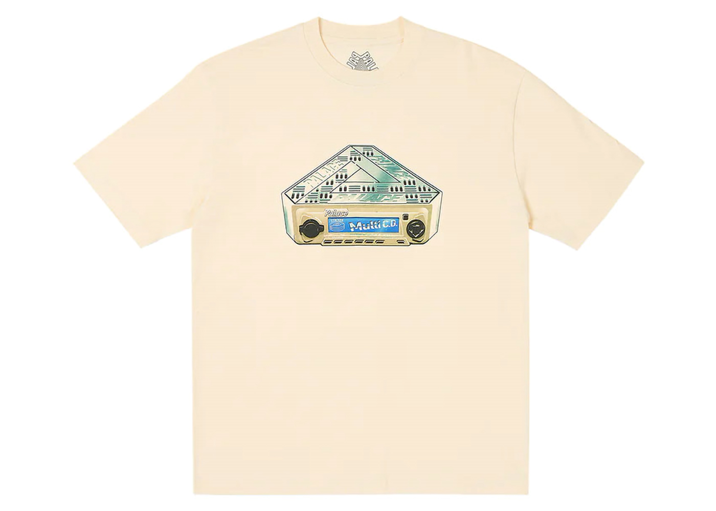 Palace Tri-Hearts T-shirt Grey Marl Men's - SS24 - US