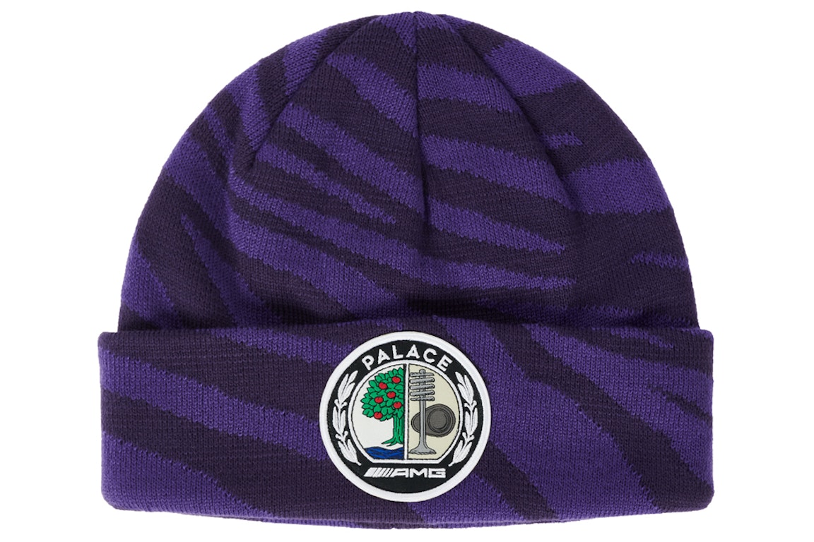 Pre-owned Palace Amg Beanie Purple