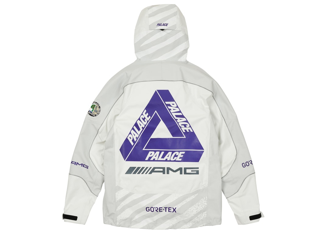 Pre-owned Palace Amg Gore-tex Jacket White