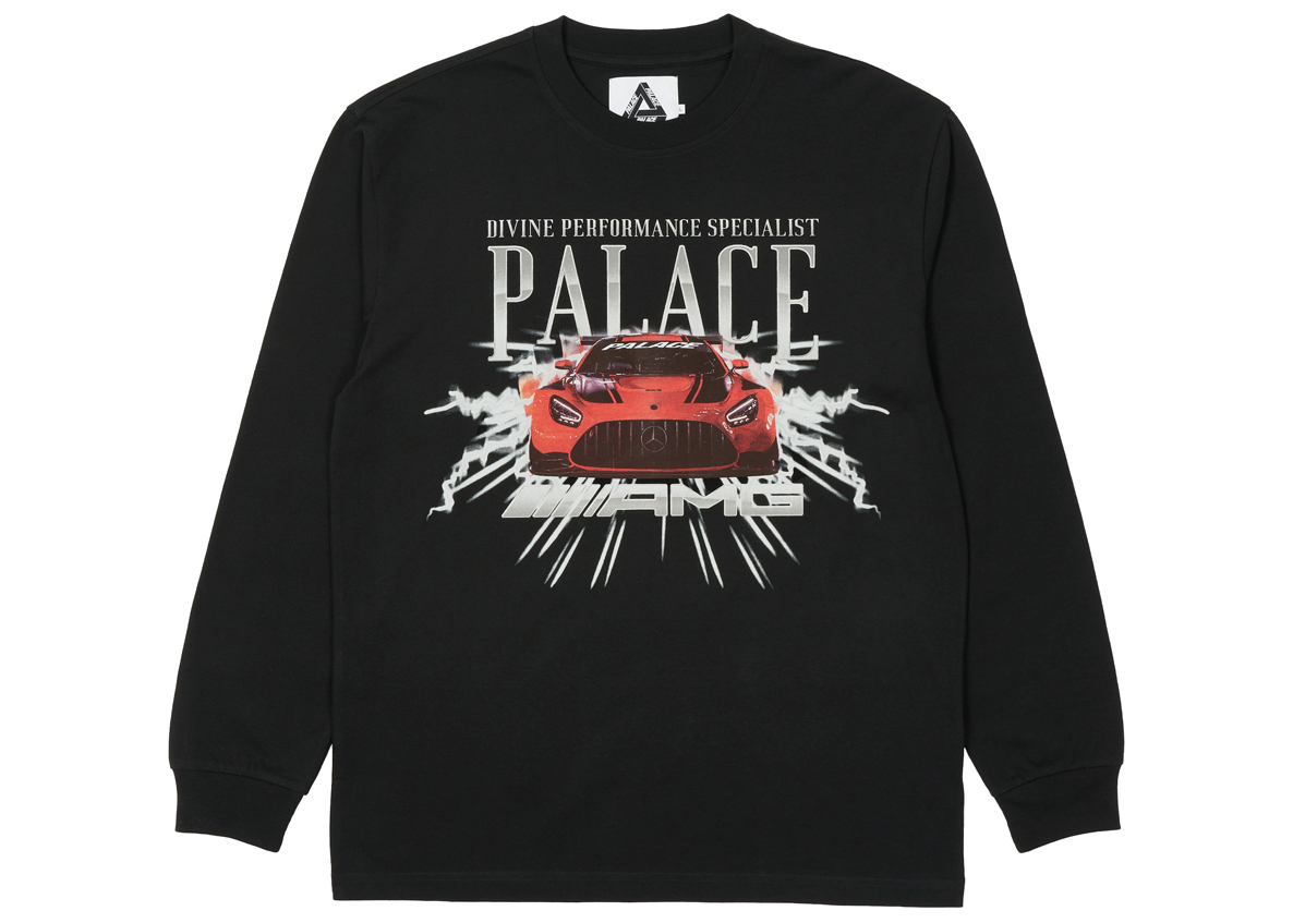Palace AMG Longsleeve Black Men's - SS21 - US