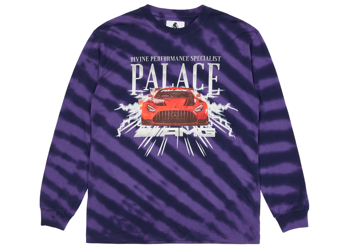 Palace AMG Longsleeve Purple Men's - SS21 - US