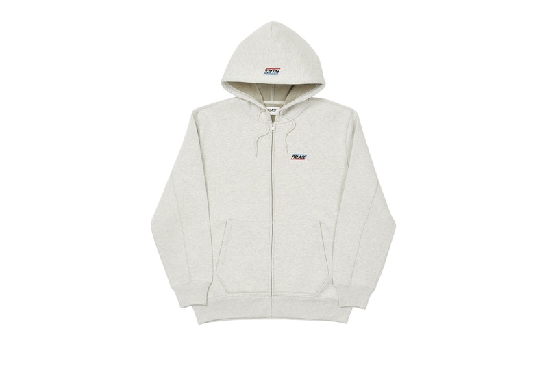 Palace ARD Quality Zip Hood Grey Marl Men's - FW20 - US