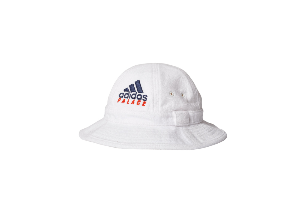 Palace adidas On Court Towel Bucket Hat White 男士- SS18 - TW