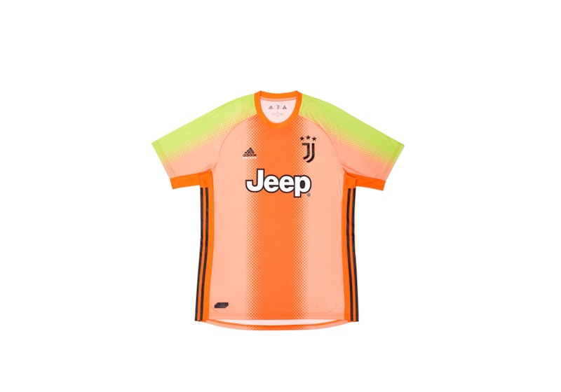 Palace Adidas Palace Juventus Fourth Goalkeeper Jersey Orange Slime Men s FW19 US