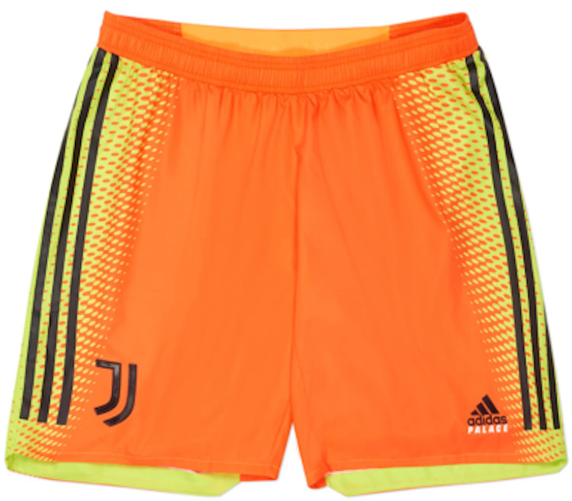 Palace Adidas Palace Juventus Fourth Shorts Orange/Slime/Black - FW19 Men's -