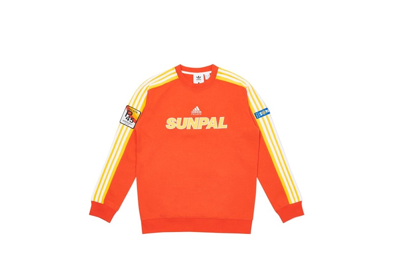 Palace Adidas Sunpal Crewneck Bright Orange Men's - FW20 - US