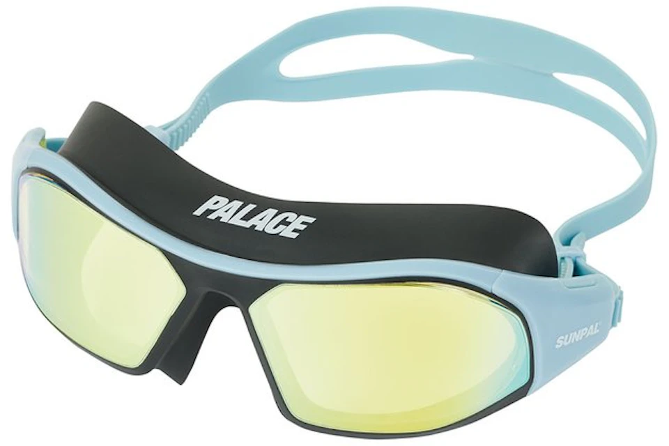 Palace Adidas Sunpal Swimming Goggles Clear Blue