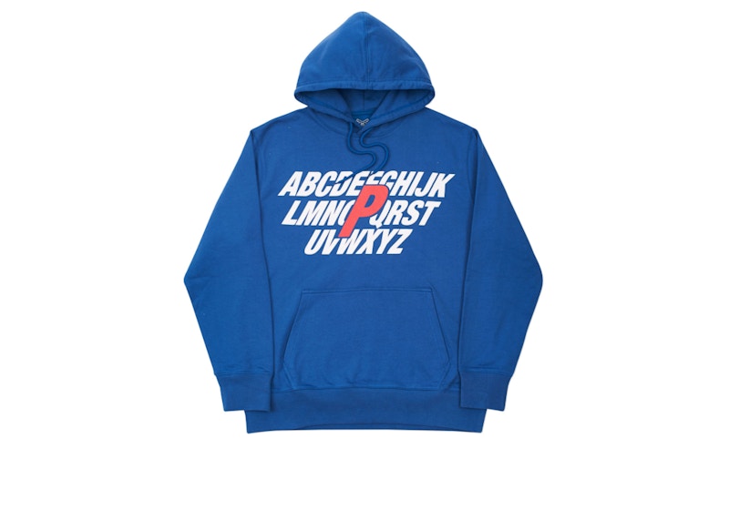 Pre-owned Palace Men's Alpha Hoodie In Blue