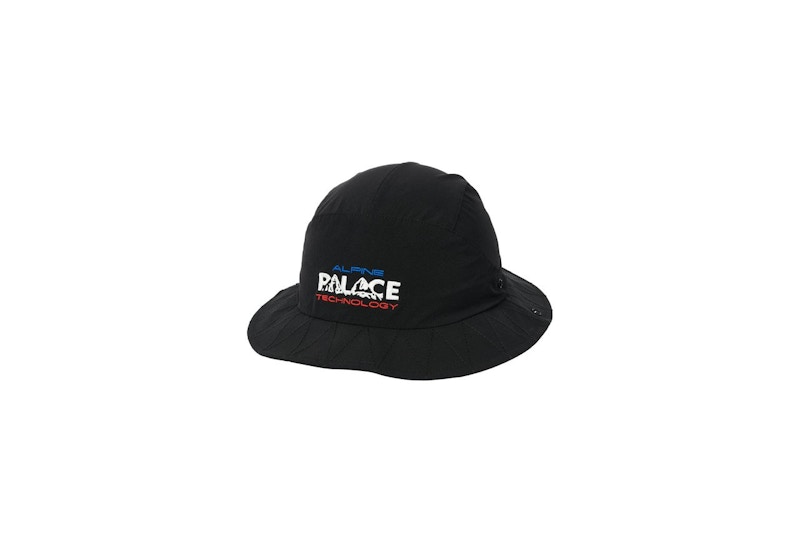 Pre-owned Palace Alpine Tech Bucket Hat In Black