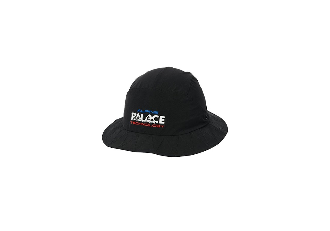 Pre-owned Palace Alpine Tech Bucket Hat Black