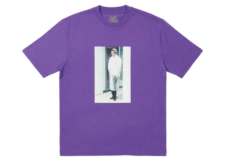Palace American Psycho T-shirt Regal Purple Men's - SS23 - US