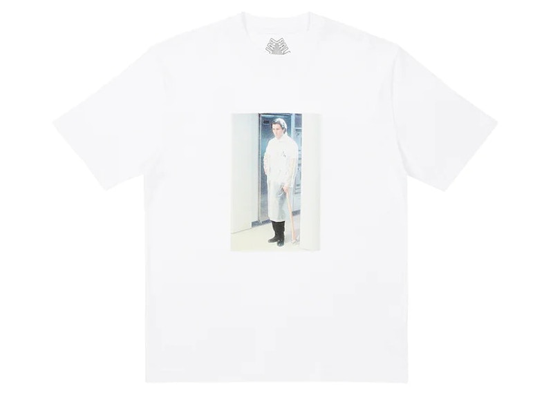 Palace American Psycho T shirt White Men's   SS   US