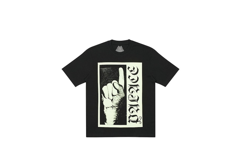 palace middle finger tee