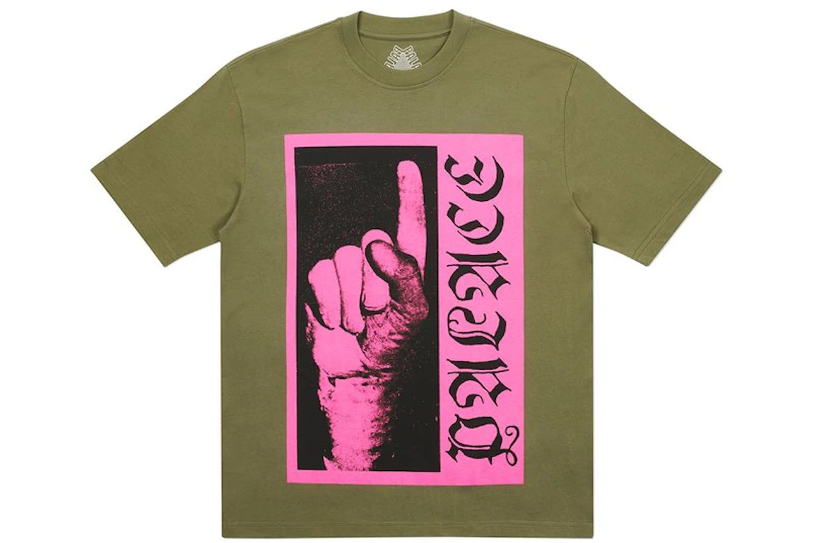 Palace Ancient Finger T-Shirt Olive