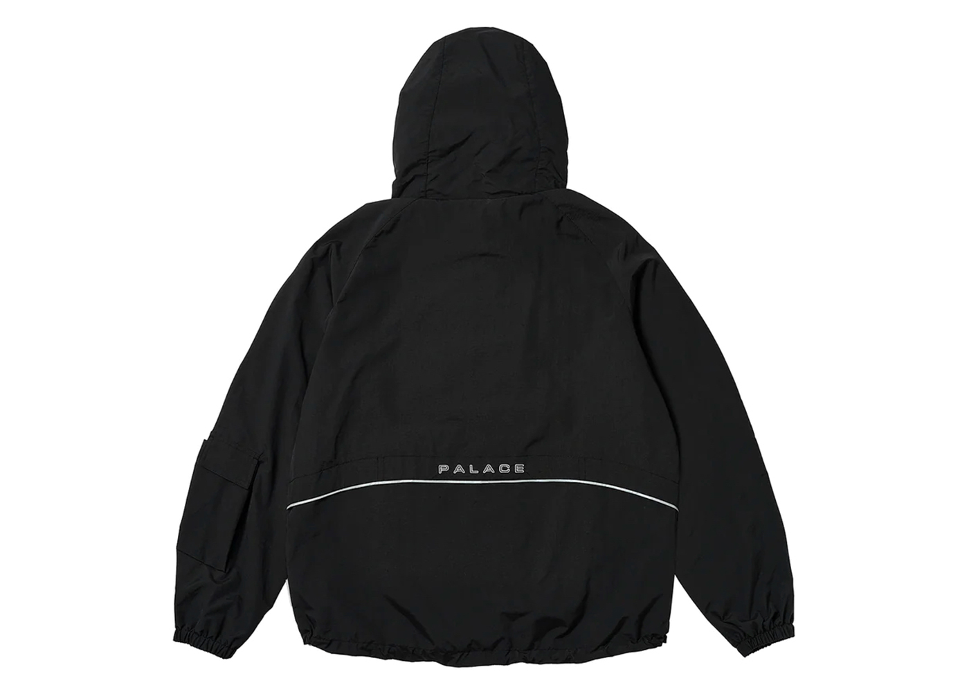 Palace Arc Shell Hooded Jacket Black Men's - SS24 - US