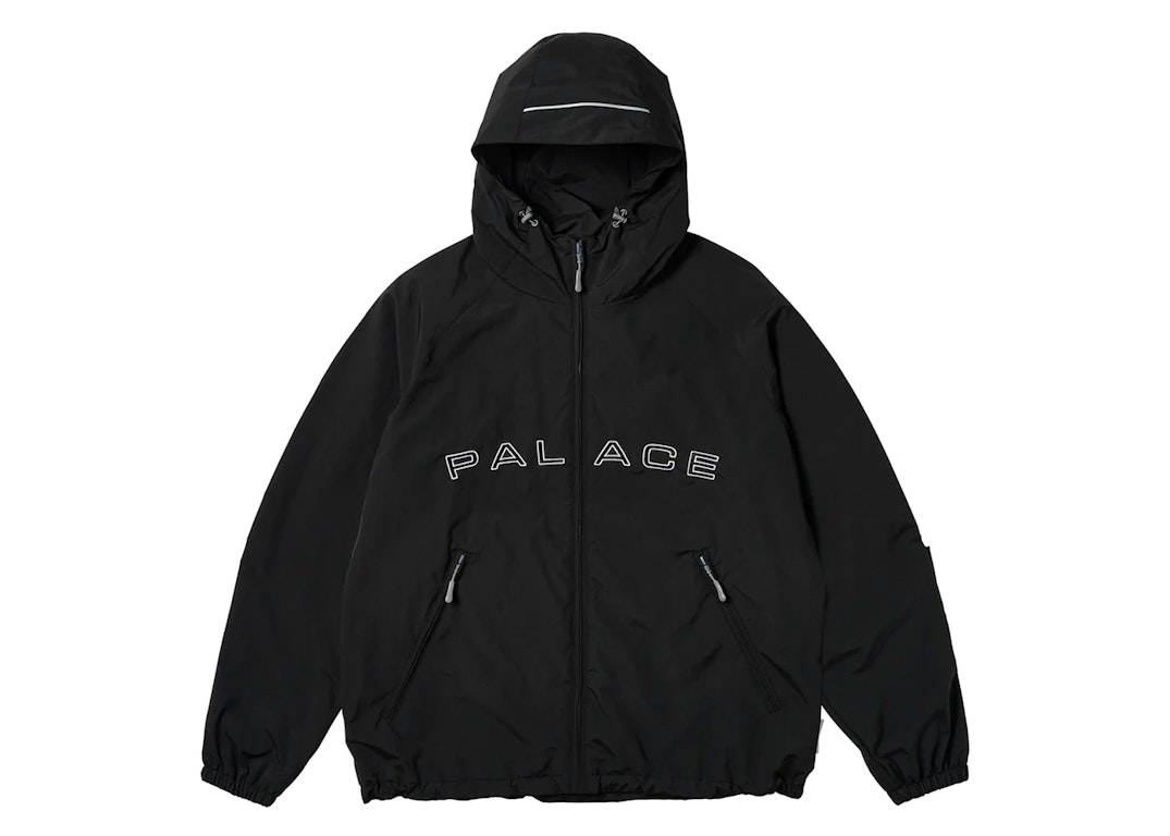 Pre-owned Palace Arc Shell Hooded Jacket Black