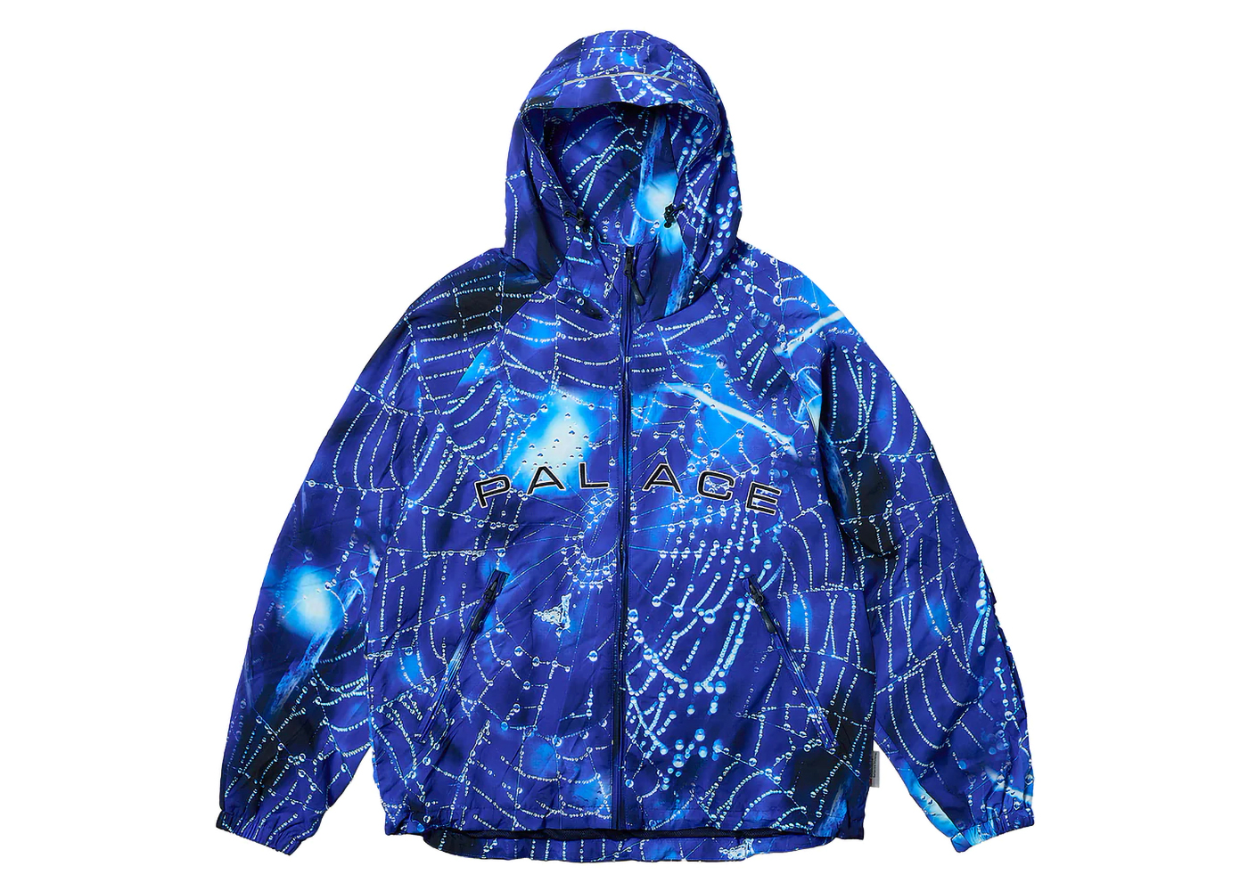 Palace Arc Shell Hooded Jacket Spider Web Blue メンズ - SS24 - JP