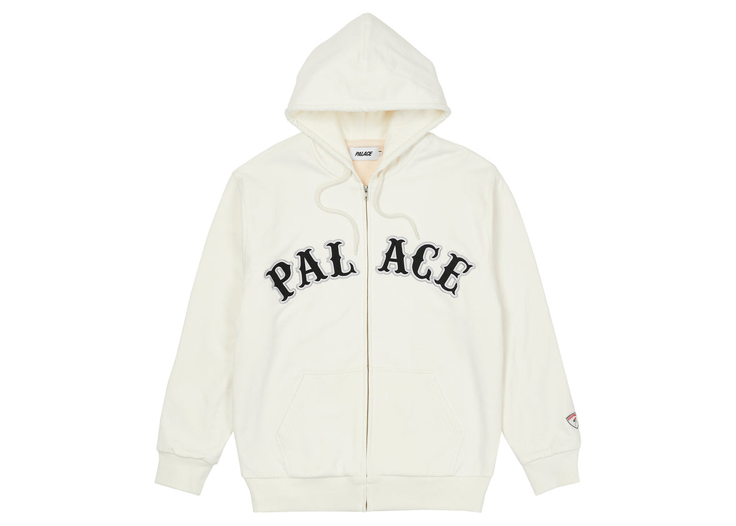 Palace Skateboards Arch Zip Hood White S