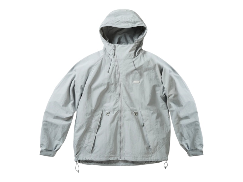 Palace Asym Shell Jacket Concrete Grey Men's - SS26 - US