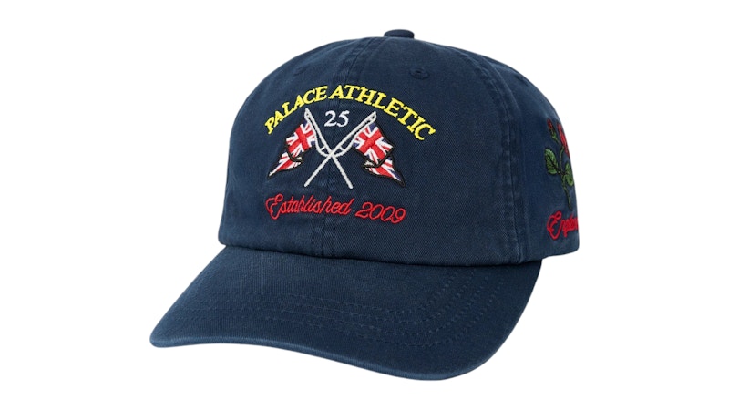 帽子 Palace Athletic 6-Panel England Palace Athletic 6-Panel Navy Men's - FW25 - US