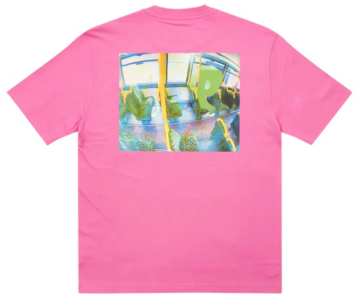 Palace Back Of The Bus T-Shirt Pink - FW22 - GB