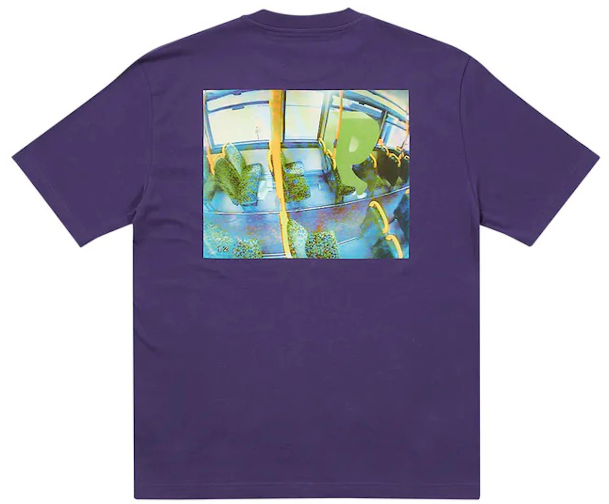 Palace Back Of The Bus T-Shirt Purple - FW22 - US