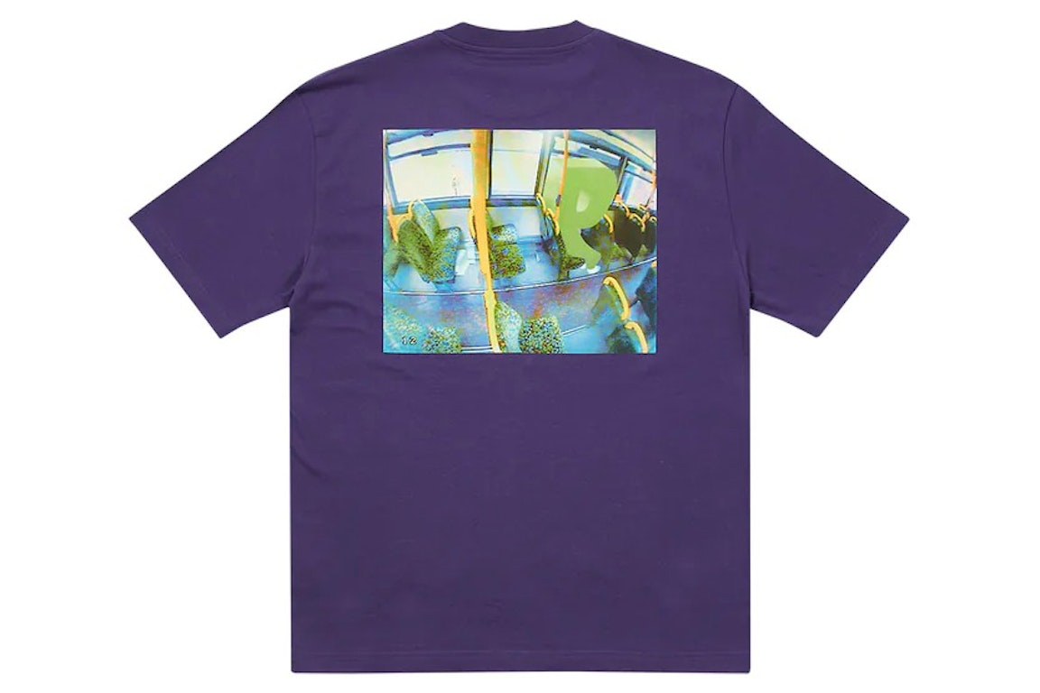 Pre-owned Palace Back Of The Bus T-shirt Purple