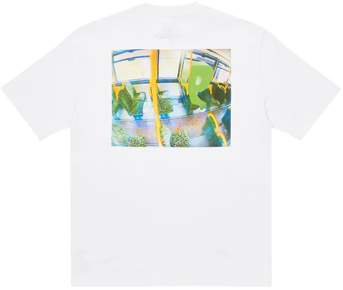 Palace Back Of The Bus T-Shirt White Men's - FW22 - US