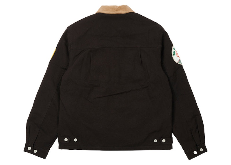 Palace Badge Work Jacket Black Uomo - SS22 - IT