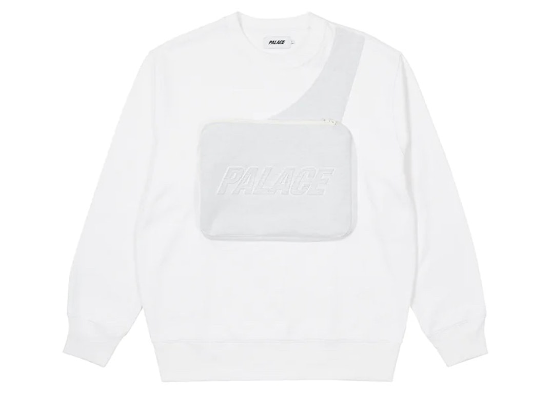 Pre-owned Palace Bag Crew White