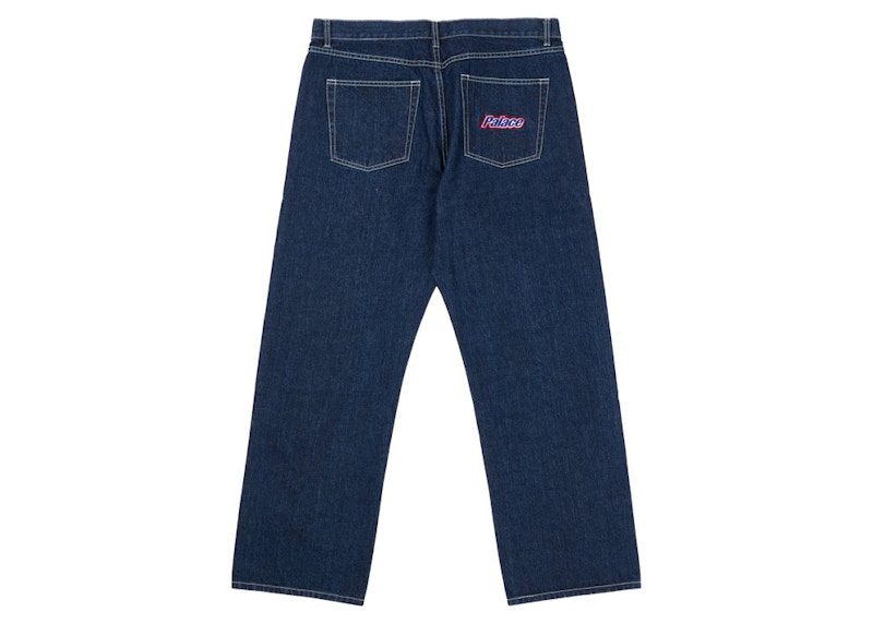 Palace Chain Script Jean Indigo Men's - SS23 - GB