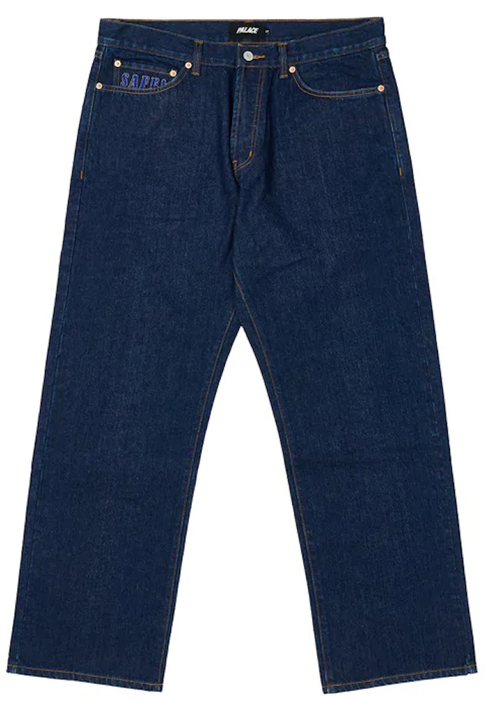 Palace Baggies Jeans (FW22) Indigo Men's - FW22 - US