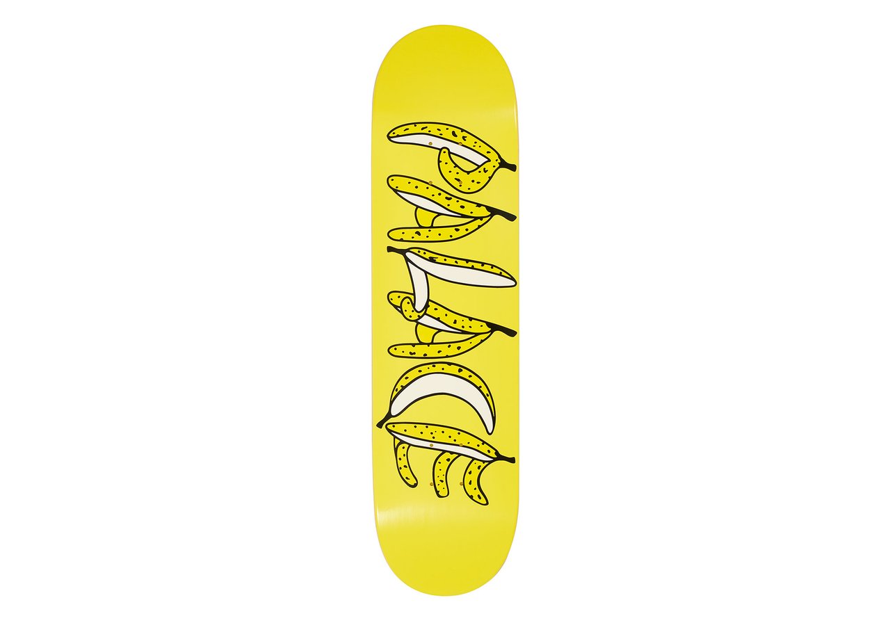 Palace Banana 8.1 Skateboard Deck Yellow
