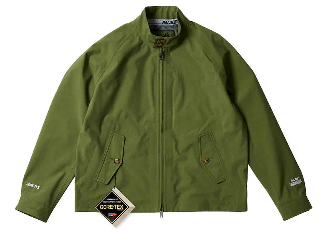 Pre-owned Palace Baracuta Gore-tex G4 Jacket Olive