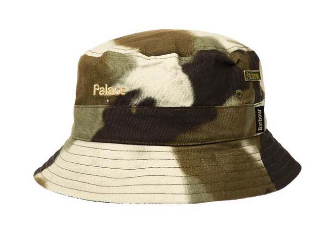 Palace Barbour Sports Hat Camo Men's - FW23 - US