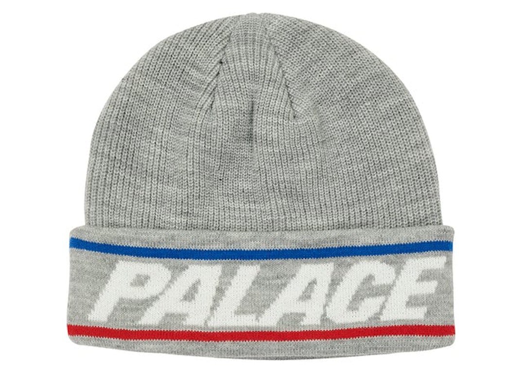 Pre-owned Palace Basically A Beanie (fw21) Grey Marl