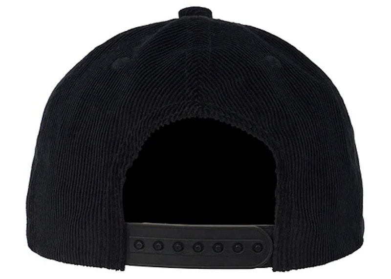 Palace Basically A Cord PAL Hat Black Men's - SS22 - US