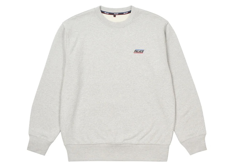 Palace Basically A Crew (SS23) Grey Marl Men's - SS23 - US