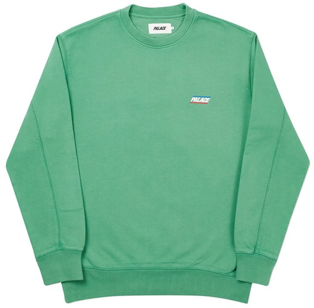 Palace Basically A Crew Washed Green Men's - FW20 - US