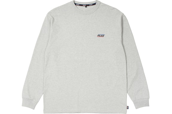 Palace Basically A Longsleeve Grey Marl